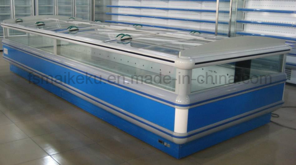 Supermarket Refrigerated Display Island Freezer Tkwd-2000y