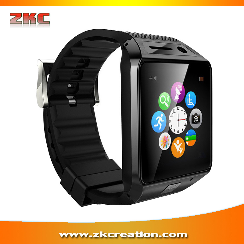 Gv08s Smart Watch 2.0m Camera Support SIM Card Pedometer Watch