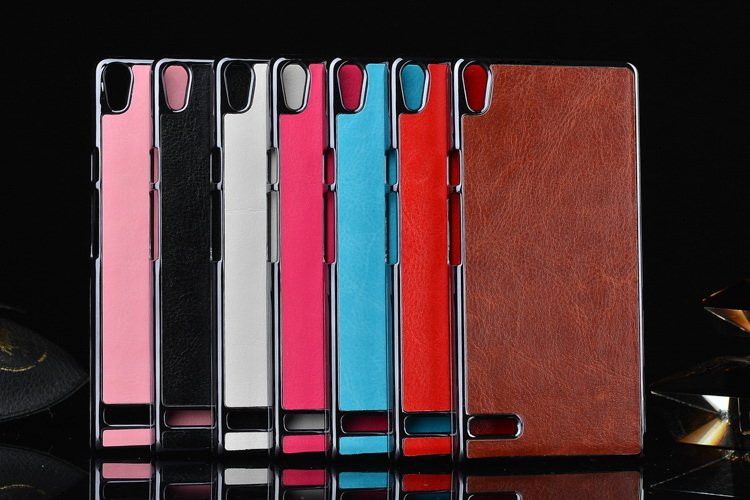 Hard Cover for Huawei Acend P6 Crazy Horse Pattern