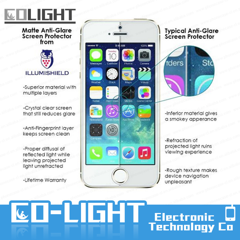 Wholesale Mobile Phone Accessories Tempered Glass Screen Protector for iPhone 5