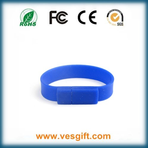 Silicone Wristband Bracelet USB Flash Drive