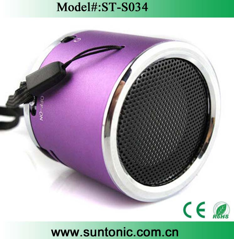 Mini Speaker TF Card Support, USB Flash Support, FM Radio