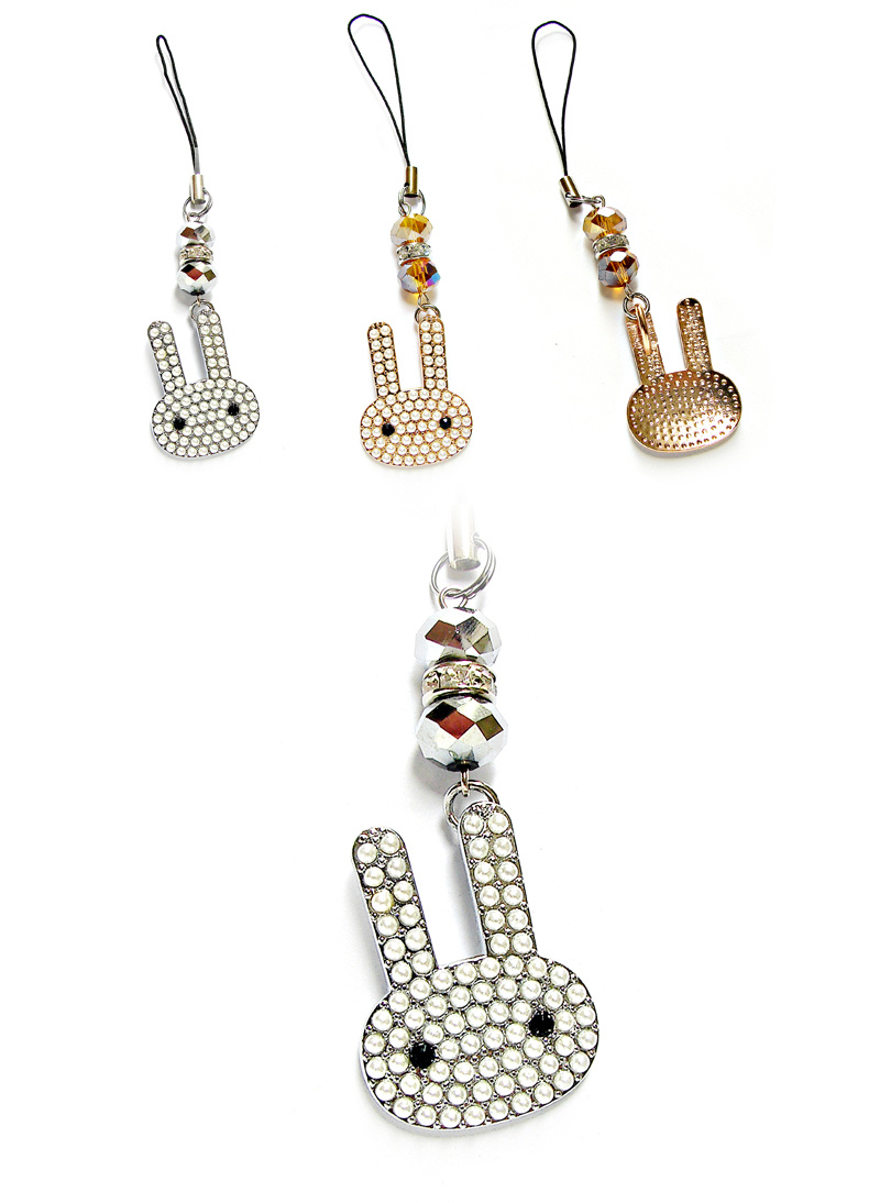 Shinning Diamante Rabbit Key Chain (C3838)