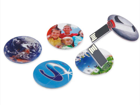 Round Card USB Flash Memory, Memory Card USB Flash Drive