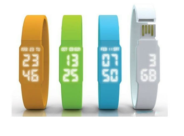 LED Watch USB Wristband Flash Drive