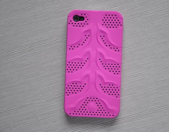Herringbone Hybrid Mobile Phone Case for iPhone 4G