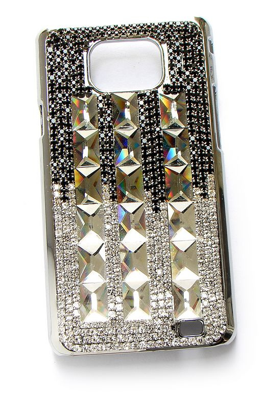 Rhinestone Metal Chain Case for Samsung