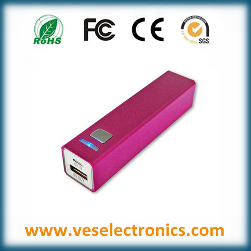 Square Metal Mini Power Bank