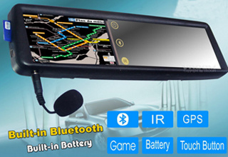 Car Rear View Mirror DVD Player