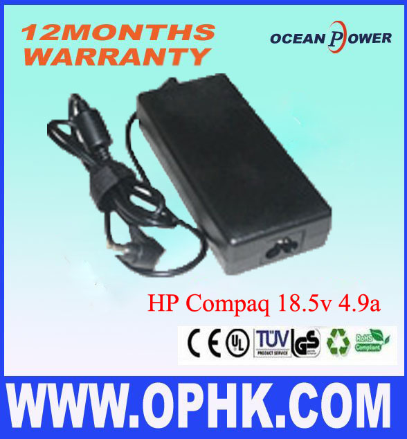 Replacement Laptop Adapter for HP Compaq 18.5V 4.9A