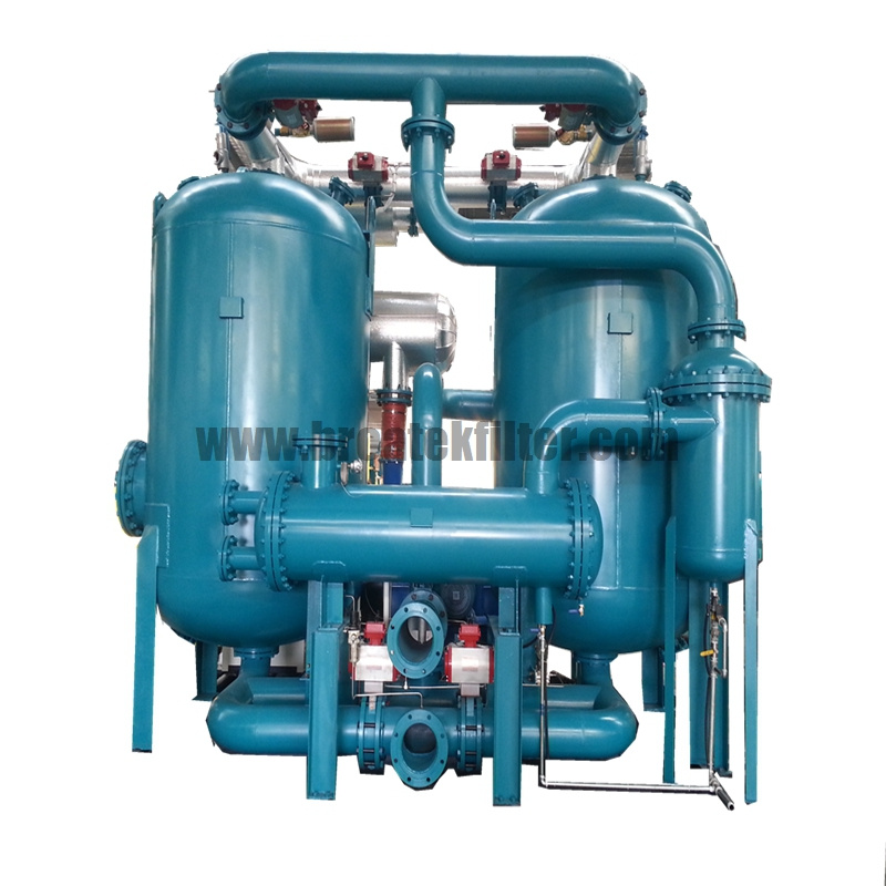 Compression Heat Regenerated Desiccant Air Dryer