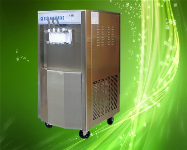 Soft Ice Cream Maker with Precooling System