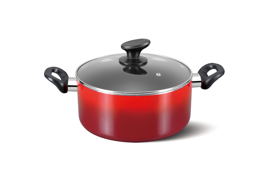 22cm Aluminium Non-Sick Two Handle Saucepot