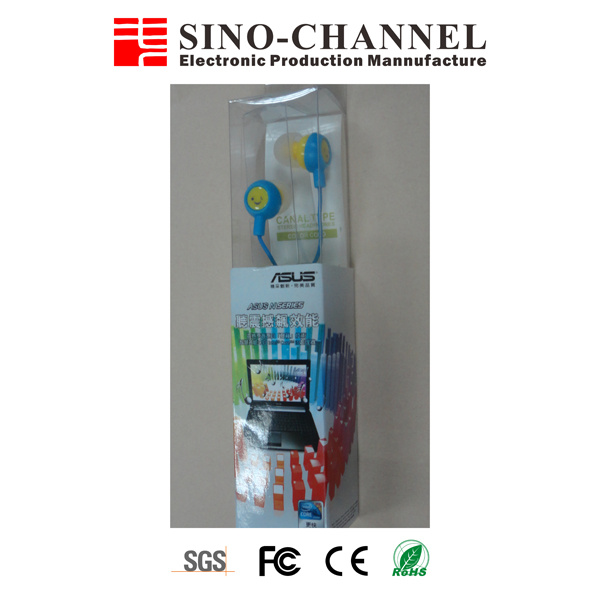Custom Logo Smile Face MP3 Earphone
