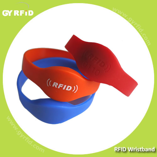 ISO14443A Nfc S70 1k S50 S70 Ultralight Ntag203 Silicon Wrist Band Bracelet