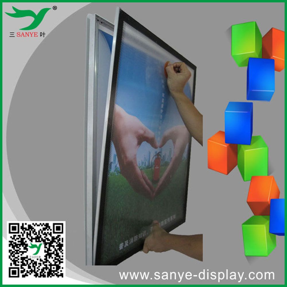 Aluminium Frameless Poster Displays