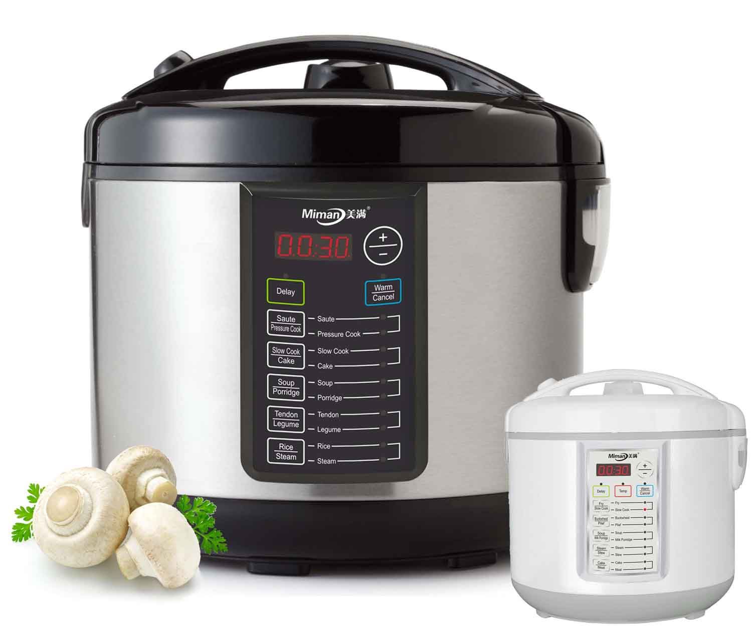 Multi-Function Rice Coooker, 11 Functions, LED Display, Cooking Smartly