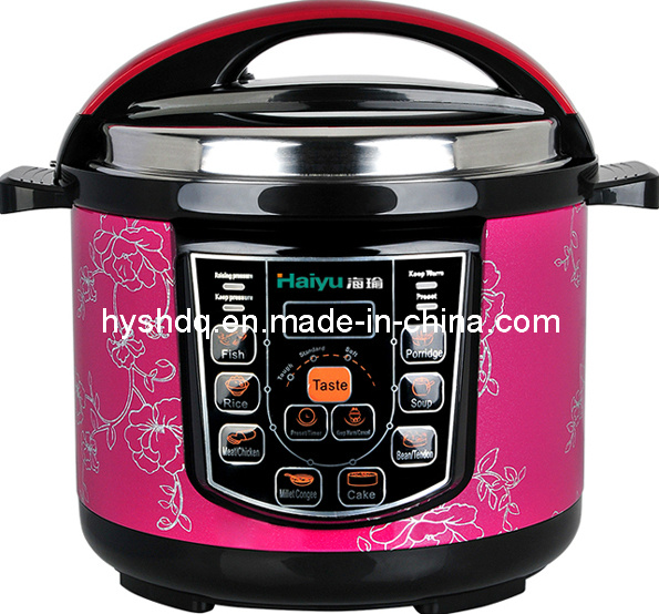 900W Multi Function Electric Pressure Cooker Purple