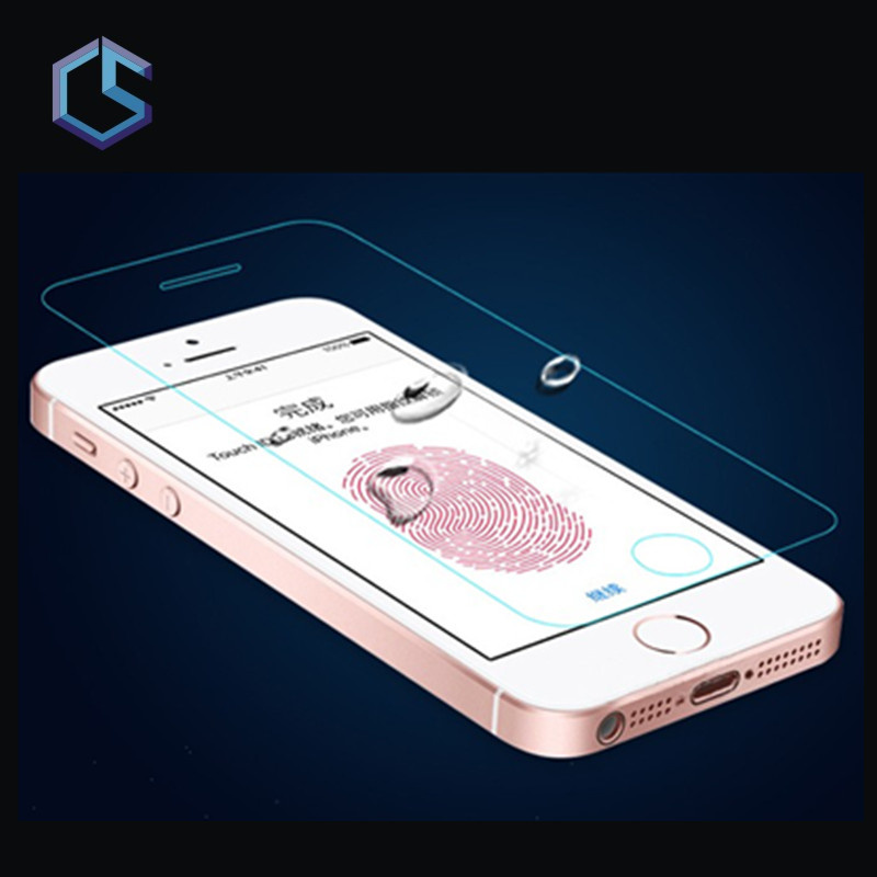 2016 New Model Tempered Glass Screen Protector for iPhone Se