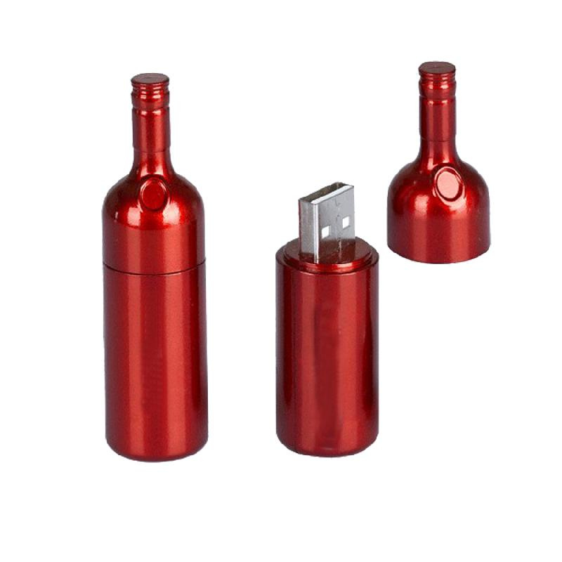 Plastic Bottle Pen Drive Custom Logo USB Flash Drive