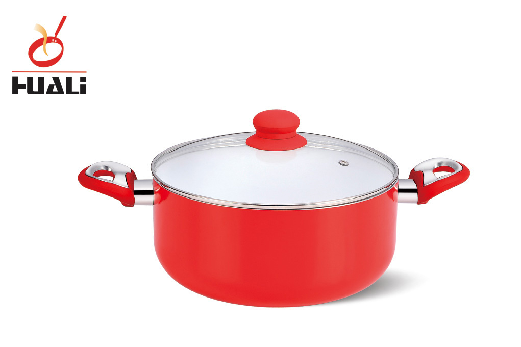 24cm Aluminum Ceramic Saucepot