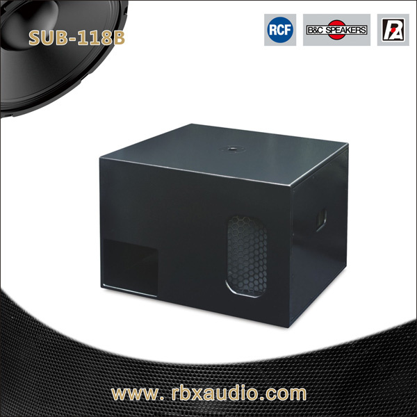 Sub-118b Single 18 Inches Professional Slim Subwoofer Sound Module