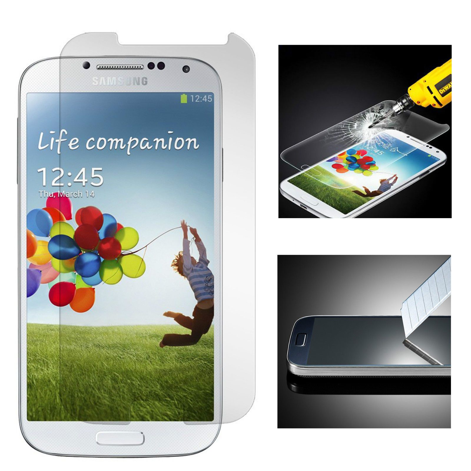 2014 New Tempered Glass Screen Film Protector with 100% Real Galss