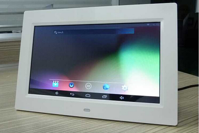 2016 10inch Android WiFi LCD Advertising Player with Black and White Color Optional