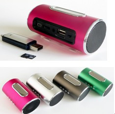 Portable Mini Speaker With LED Light and TF Card Slot (sksp004)