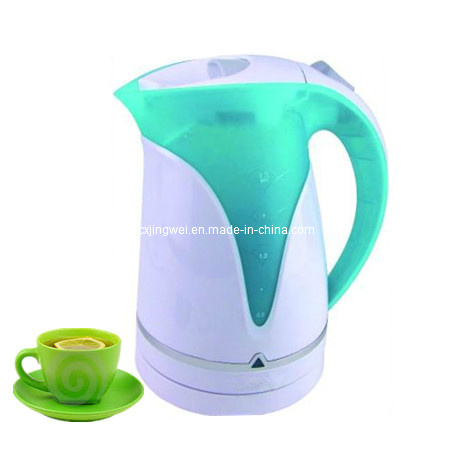 Plastic Transparent Electric Kettle (KT-05 green)