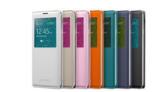 Window Flip Cover for Samsung Leather Case Flip Cover