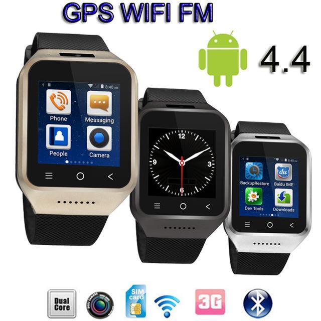 Original 3G Smartwatch S8 Smart Watch Android with Mtk6572 Dual Core 5.0MP Camera WCDMA GSM GPS TF