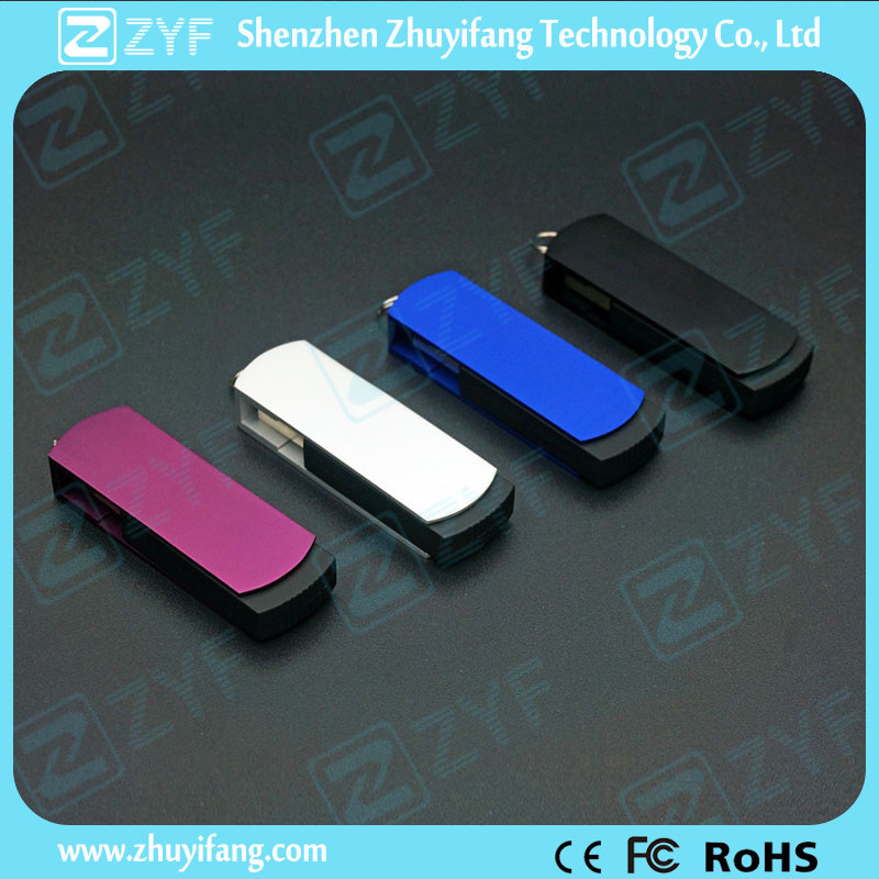 Metal Swivel USB Flash Drive with Logo (ZYF1172)