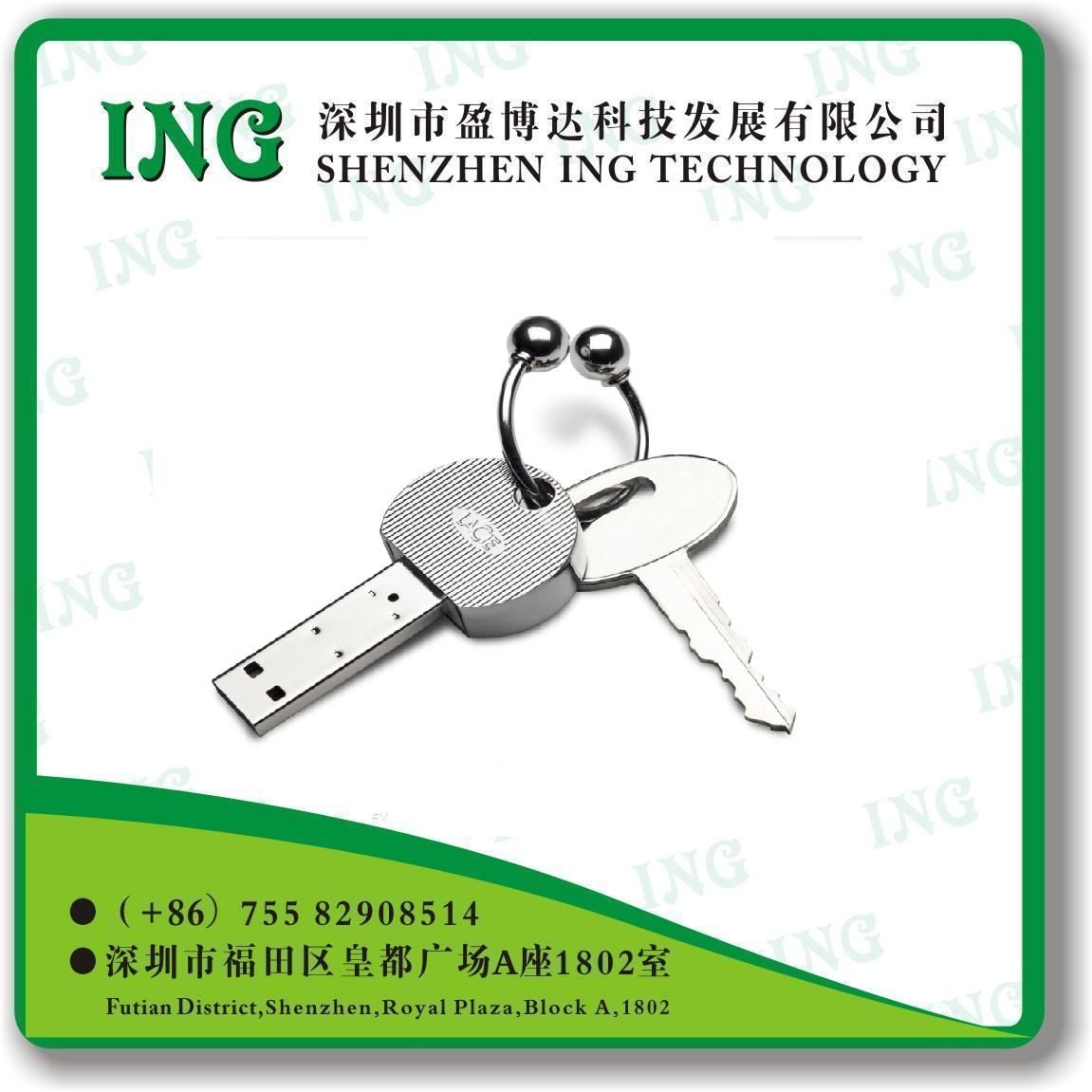 Key Shape Key Tag USB Flash Disk Drive