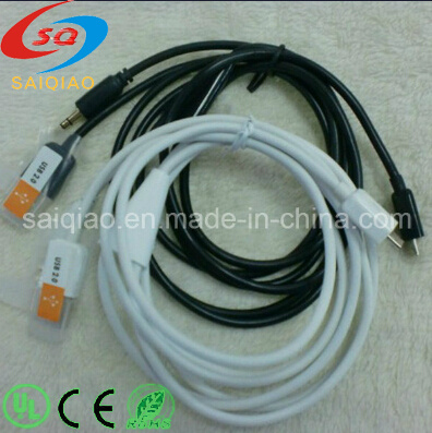 3.5mm Car Aux Audio Micro USB Cable/Samsung