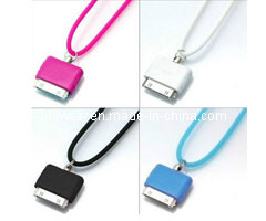 Simple Design USB Connect Neck Lanyard for iPhone