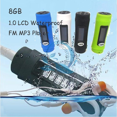 Screen Ipx8 Waterproof Swimming MP3 Music Player with FM Function