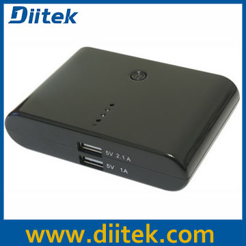 External Mobile Phone Charger with Dural USB out Put