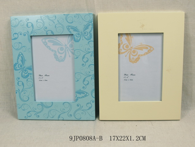 Wooden Butterfly Photo Frame in MDF with Screenprinting