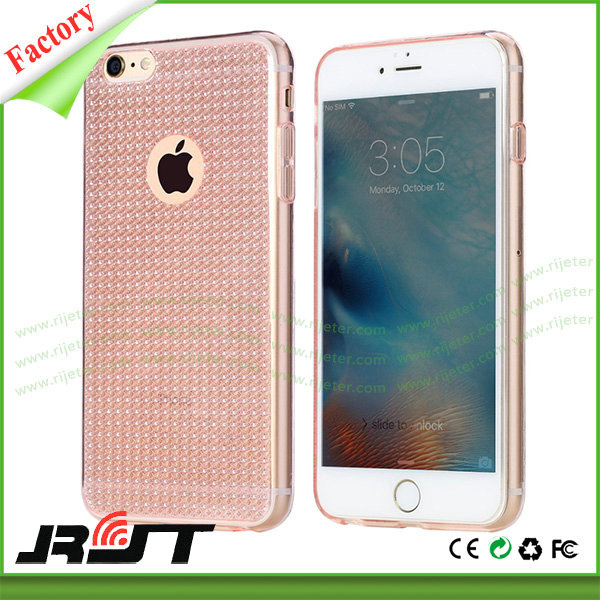 TPU Soft Transparent Mobile Phone Case Cover for iPhone6/6s Plus