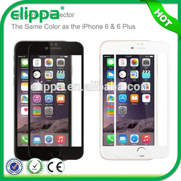 2015 Top Selling Products Free Sample Titanium Alloy Tempered Glass Screen Protector for iPhone 6