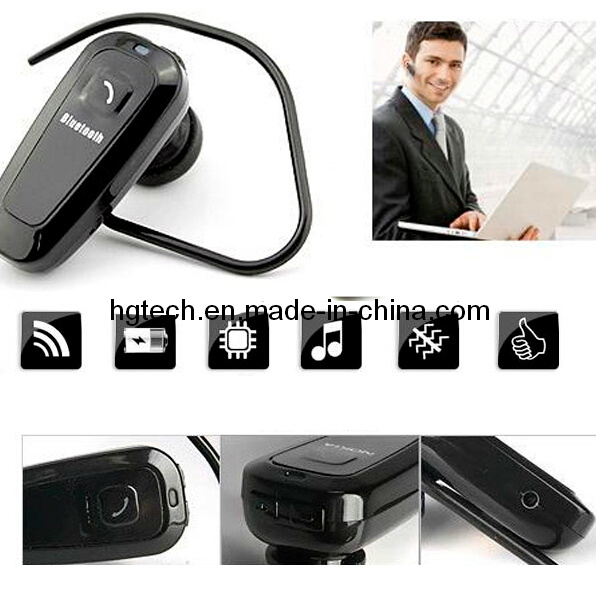 Super Mini General Mono Ear Hook Wireless Universal Bluetooth Headset for Mobile Phone (HGC-014)