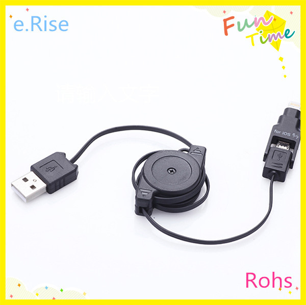 Delicate Retractable Micro USB Cable with High Quality