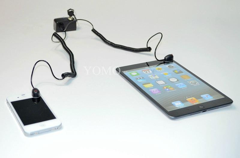 Dual Input Security Retail Display Alarm Holder for Laptop or Cellphone