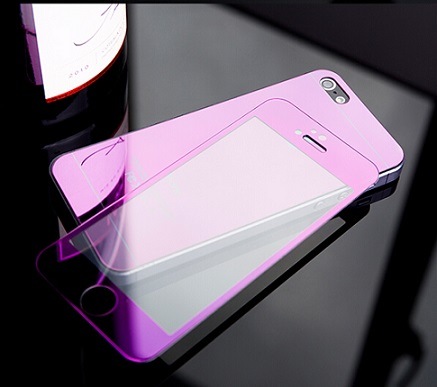 Color Plating Front and Back Tempered Glass Screen Protector for iPhone 6 or 6 Plus