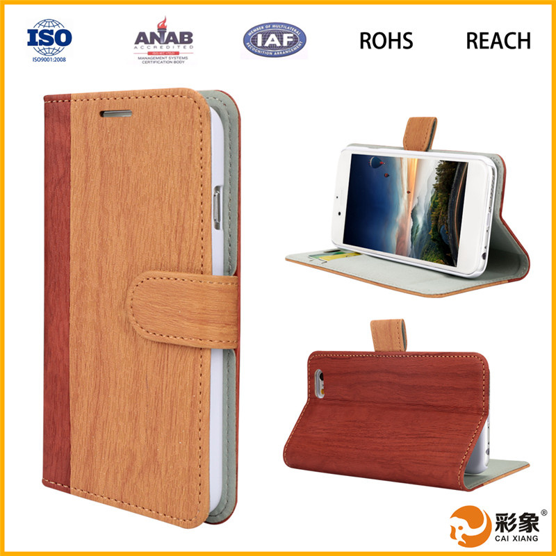 Mobile Cover Dustproof Customize Leather Phone Case for iPhone6s