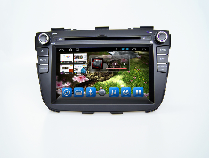 in Car 2DIN DVD GPS Navigation System Audio Radio KIA Sorento 2013