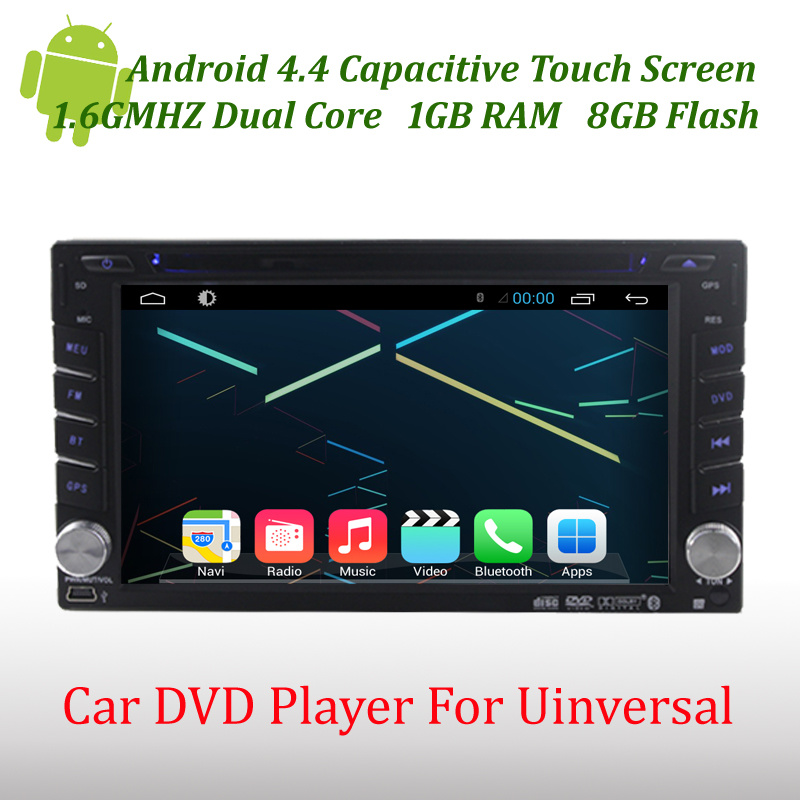 Double 2 DIN Android Navigation with 6.5 Inch Capacitive Touch Screen