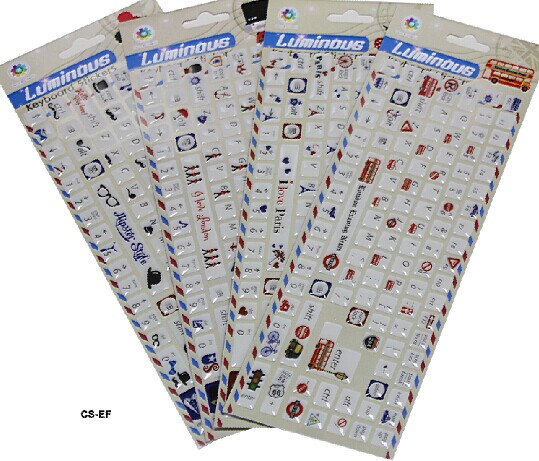 Keyboard Epoxy Sticker