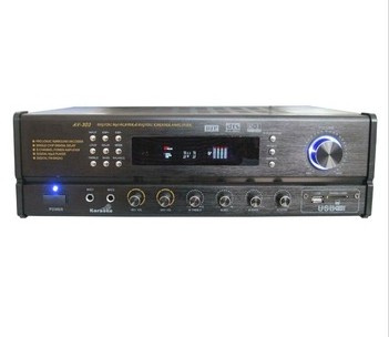 Power Amplifier with Remote Control USB/SD FM and VFD Display